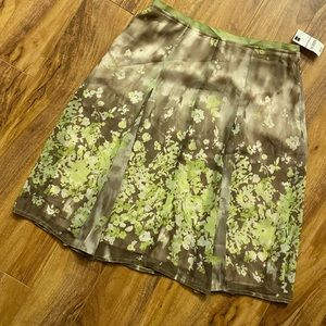 Sheer Floral Skirt NWT